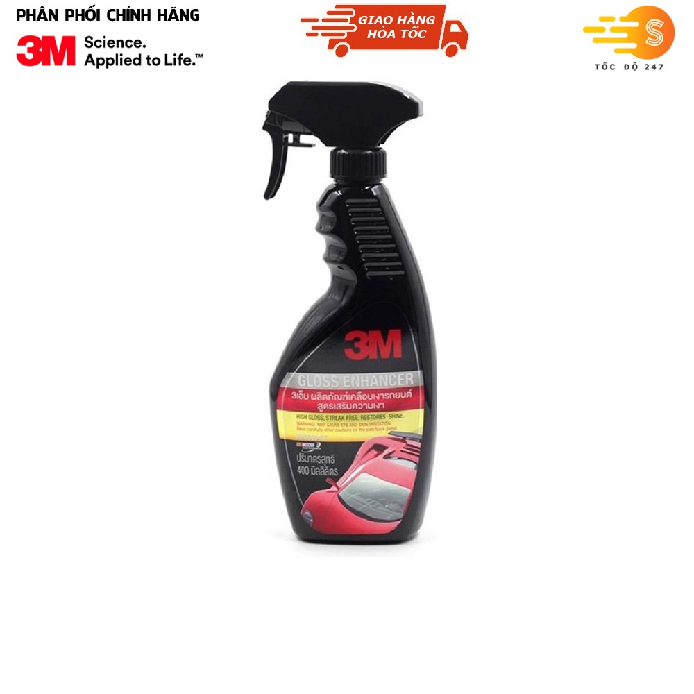 Chai xịt tăng độ bóng sơn ô tô 3M 39034LT 3M 400ml (Hàng Thái)