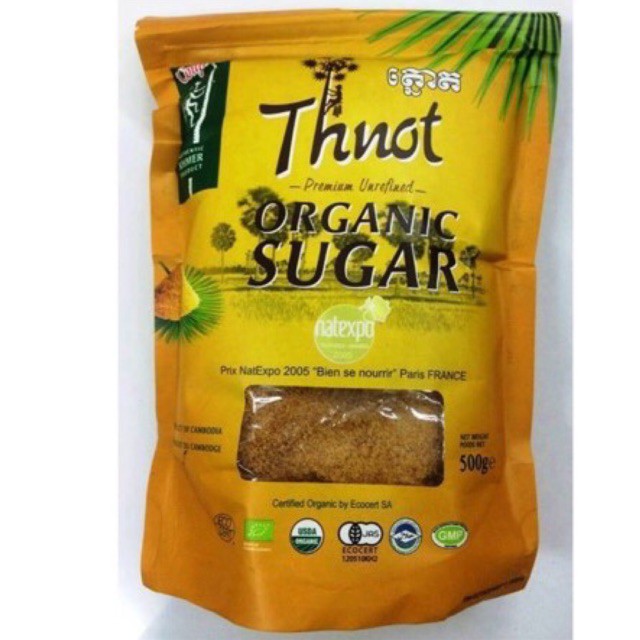 Đường thốt nốt hữu cơ 500g