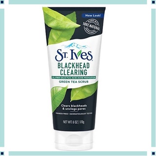 Sữa rửa mặt tẩy tế bào chết ngừa mụn St.Ives Trà Xanh 170g pharma_beaute