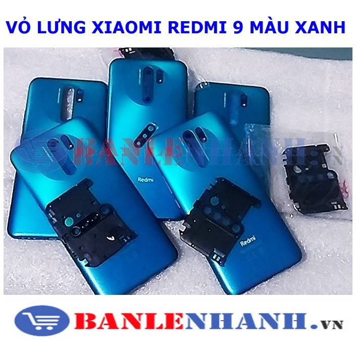 VỎ LƯNG XIAOMI REDMI 9 MÀU XANH