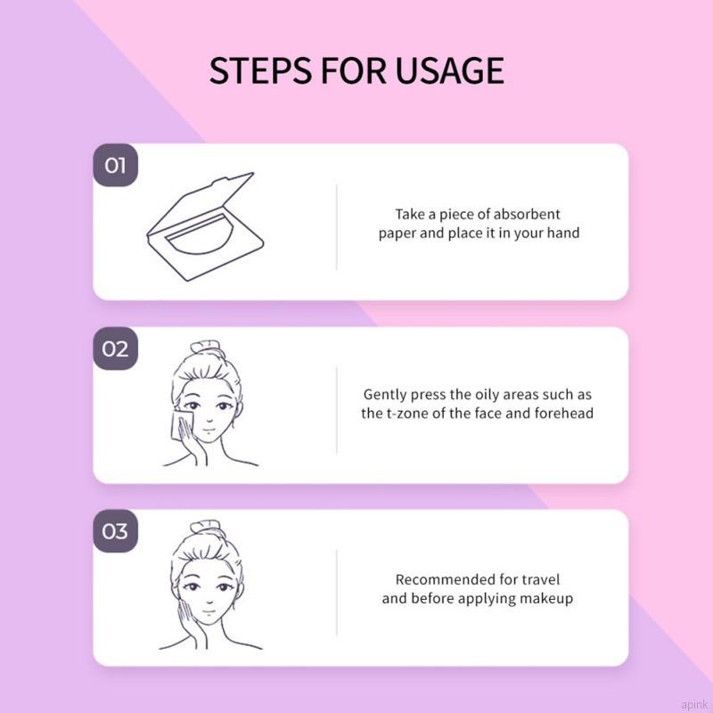 [Hàng mới về] Set 30 tờ giấy thấm dầu giúp làm sạch sâu lỗ chân lông tạo sự thoải mái cho da