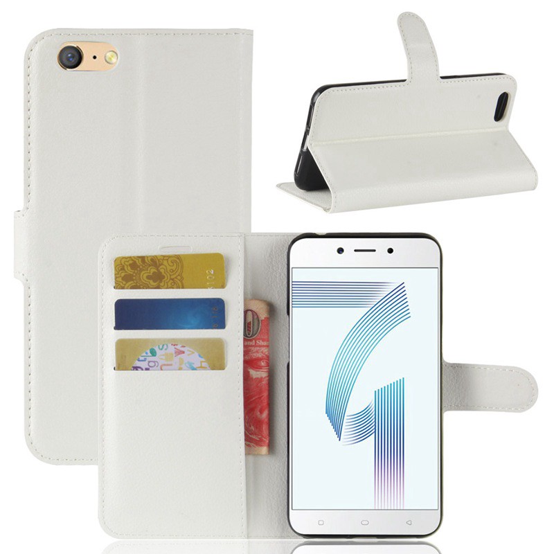 Bao da điện thoại có đế đỡ gấp và ngăn để thẻ cho Oppo A71 | BigBuy360 - bigbuy360.vn