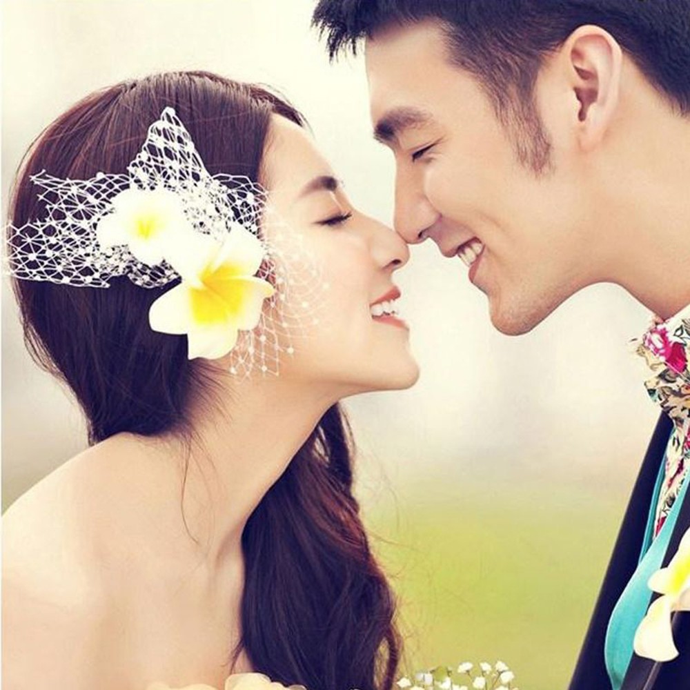 Set 3 kẹp tóc hoa dễ thương phong cách Bohemia cho nữ