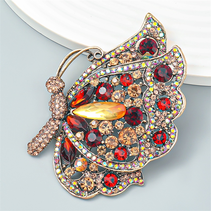 Mới Ghim Cài Áo Hình Con Bướm Đính Ngọc Trai Nhân Tạo Thời Trang Cho Nữ