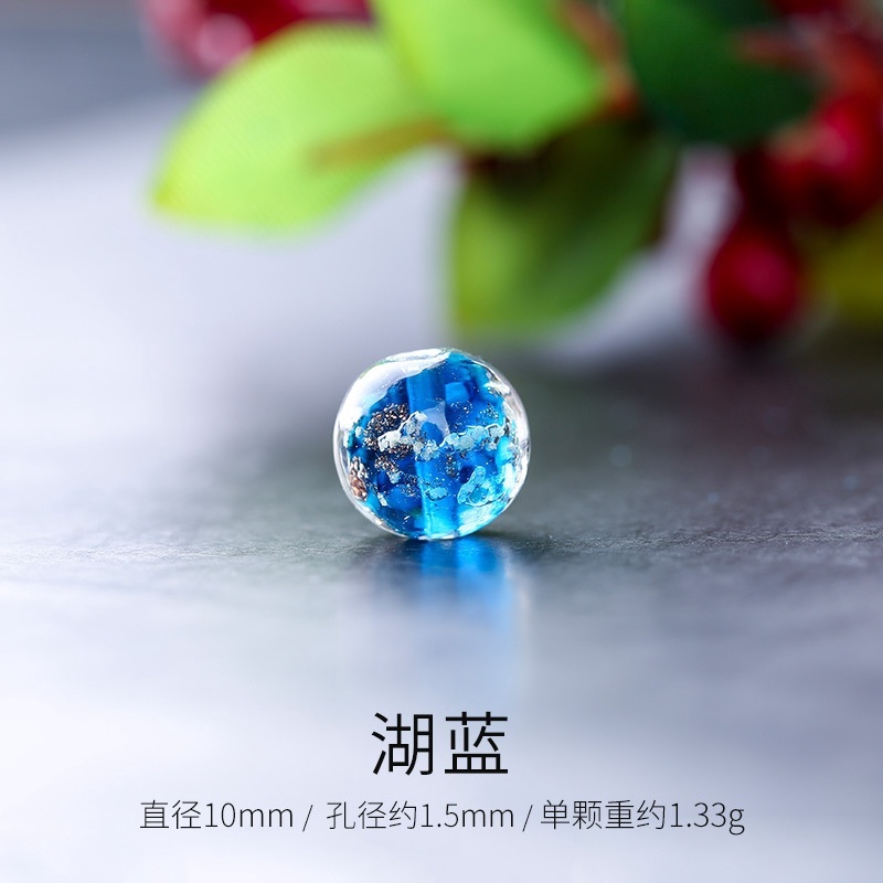 Set 1/10/12mm Hạt Đá Lấp Lánh Dùng Để Làm Đồ Trang Sức Thủ Công