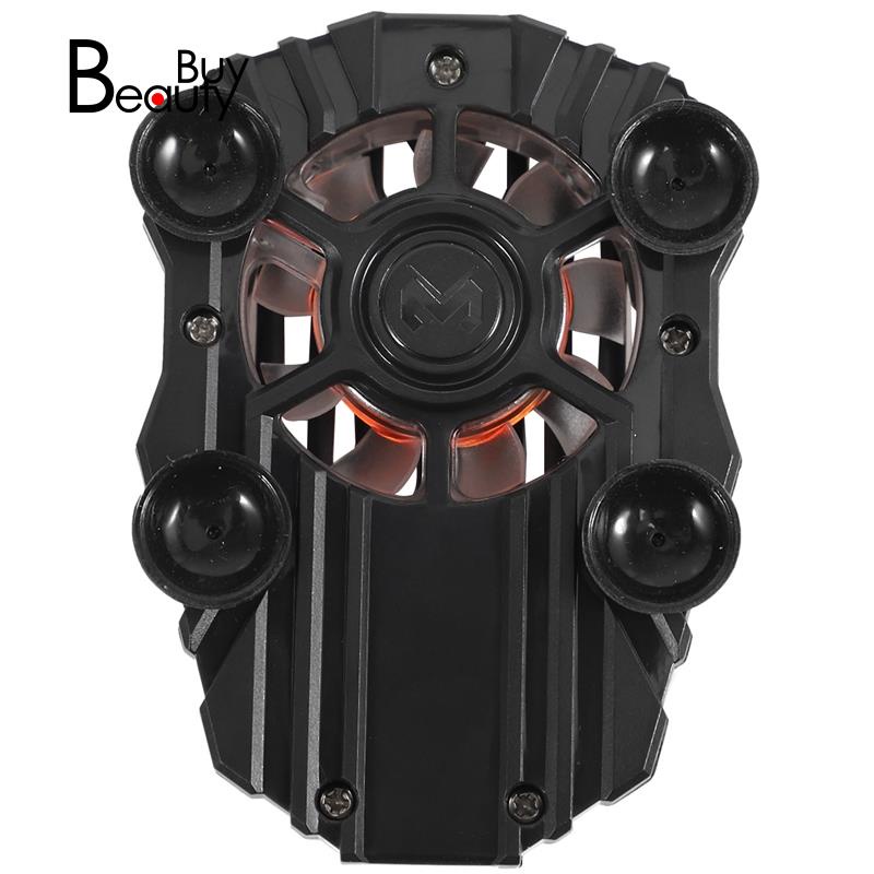 MEMO Phone Radiator Wireless Gaming Handle with Cooling Fan for PUBG Mobile Mini Phone Cooler Game Controller LED Light Gamepad