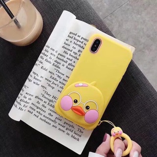 Ốp vịt kèm móc tay siêu cute
