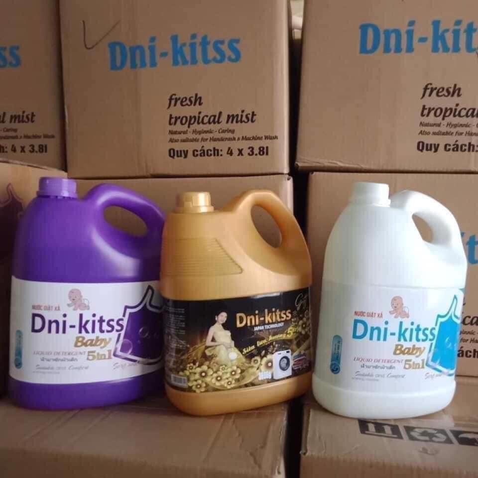 Nước giặt thái Dni Kit thơm lâu sạch khuẩn 3800ml 🔥Hàng Công ty