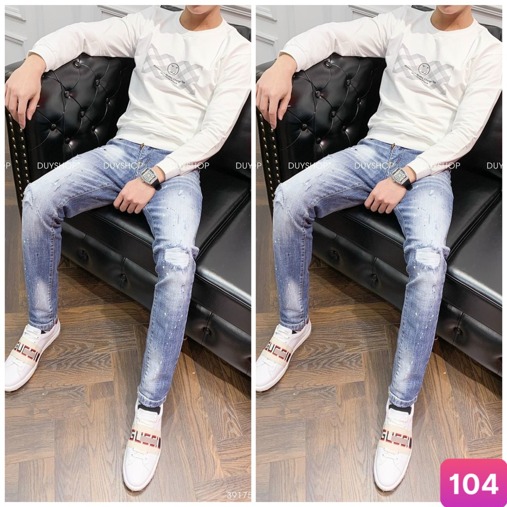 Quần Jean Nam Cao Cấp 👉 𝐅𝐑𝐄𝐄 𝐒𝐇𝐈𝐏 👉 Quần Bò Nam Cao Cấp Hbfashion73 | BigBuy360 - bigbuy360.vn