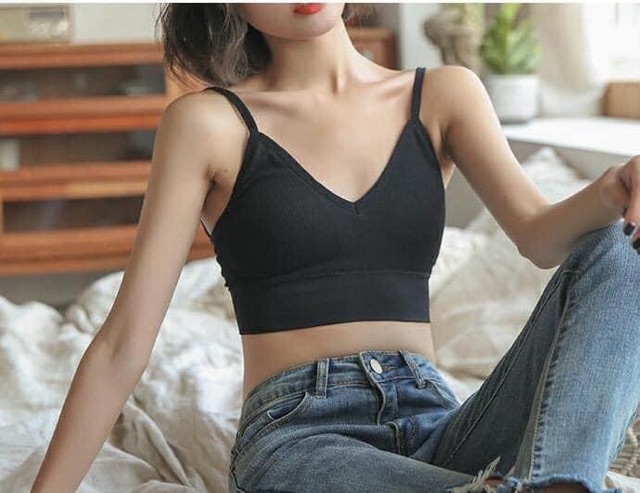 Áo Bra Len Tăm Hở Lưng Khoét Lưng