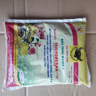 Phân Hữu Cơ Vi Sinh Trichoderma + TE Đầu Trâu Gói 1 Kg