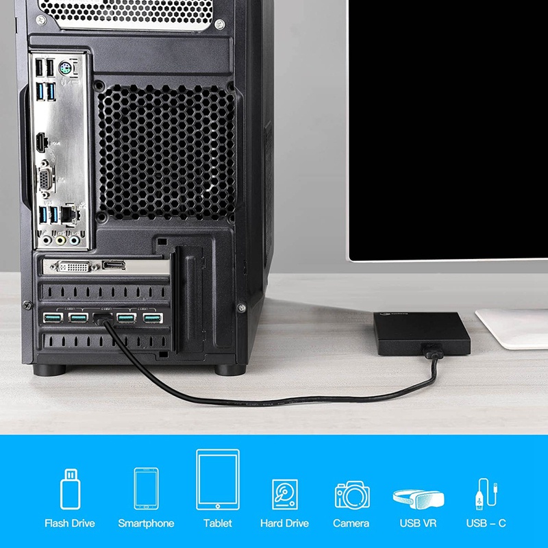 Bảng Mạch PCI-E Sang USB 3.2 5 Cổng Chuyên Dụng Cho PC Hỗ Trợ Windows 7 / 8 / 10 Mac Linux