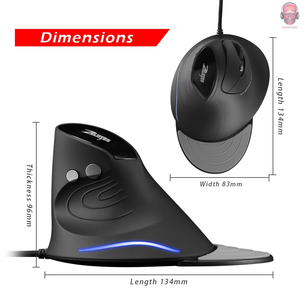 Chuột Máy Tính Có Dây Zelotes T-30 6 Nút Bấm Và 4 Nút Dpi