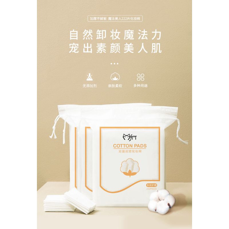 (SẴN) BÔNG TẨY TRANG MÈO FM 222 MIẾNG | BigBuy360 - bigbuy360.vn