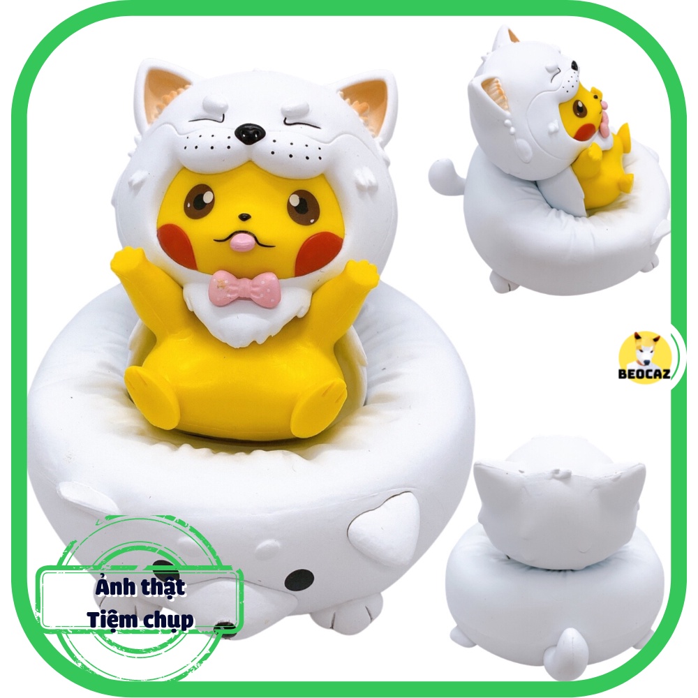 Mô hình Pikachu Corgi Pokemon Kabigon dễ thương quà tặng trưng bày bền màu an toàn Đồ chơi Beocaz có sẵn Full Box