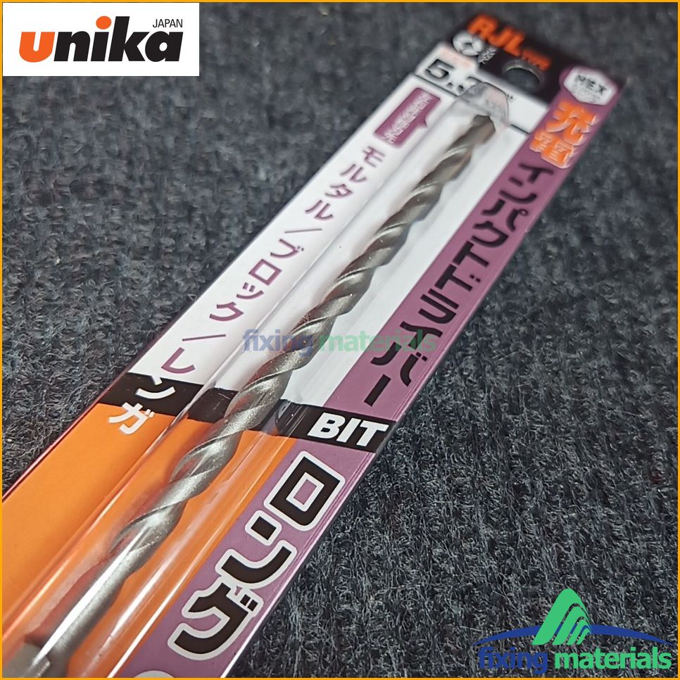 Mũi khoan Unika 5.3x150mm  chuyên dùng khoan mồi cho vít bê tông 6mm