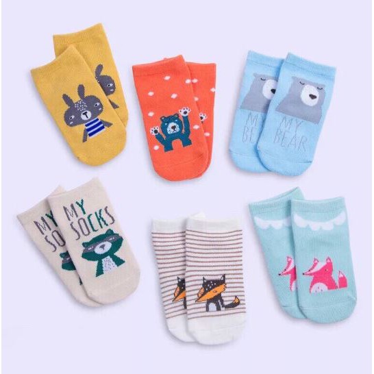 [Haobaby shop] Tất lẻ hình thú cao cổ cho bé