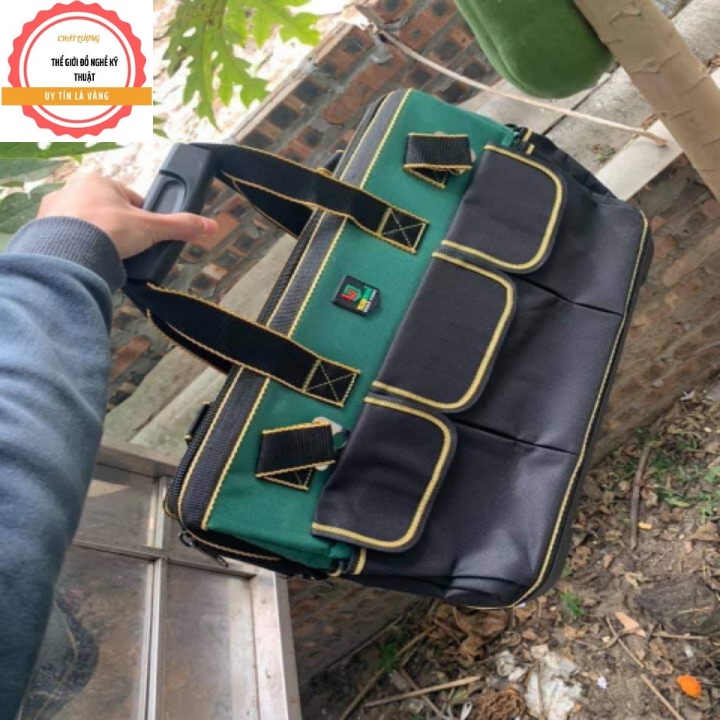 Túi Đựng Đồ Nghề Đế Nhựa Chịu Lực Chống Thấm Giỏ Xách Dụng Cụ Đáy Cứng