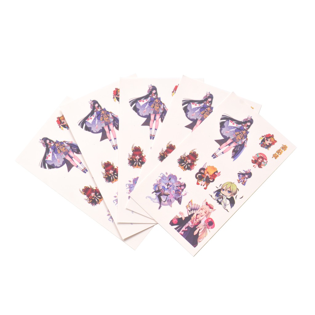 [thanh lý bán lỗ]Sticker Anime Hình xăm - Onmyoji Loại 2 [AAM] [PGN30]