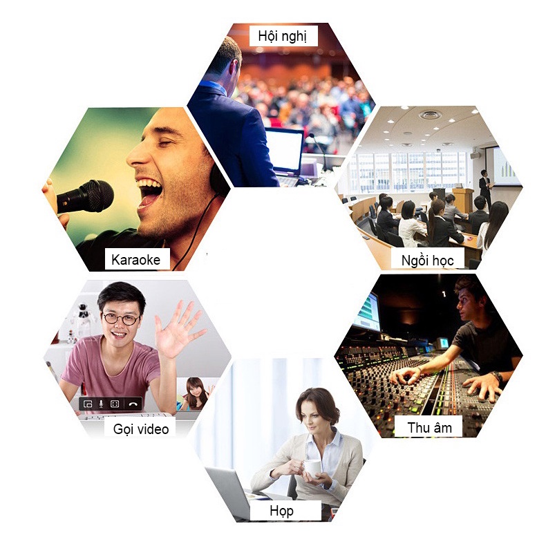 Microphone Dùng Live Stream, Học Online, Hội Nghị Trên Laptop, PC T-22