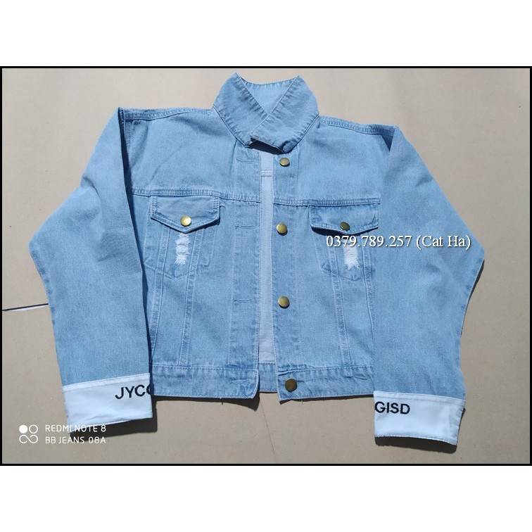 Áo khoác nữ chất jean cao cấp thời trang form dưới 58Kg SKJY BB49
