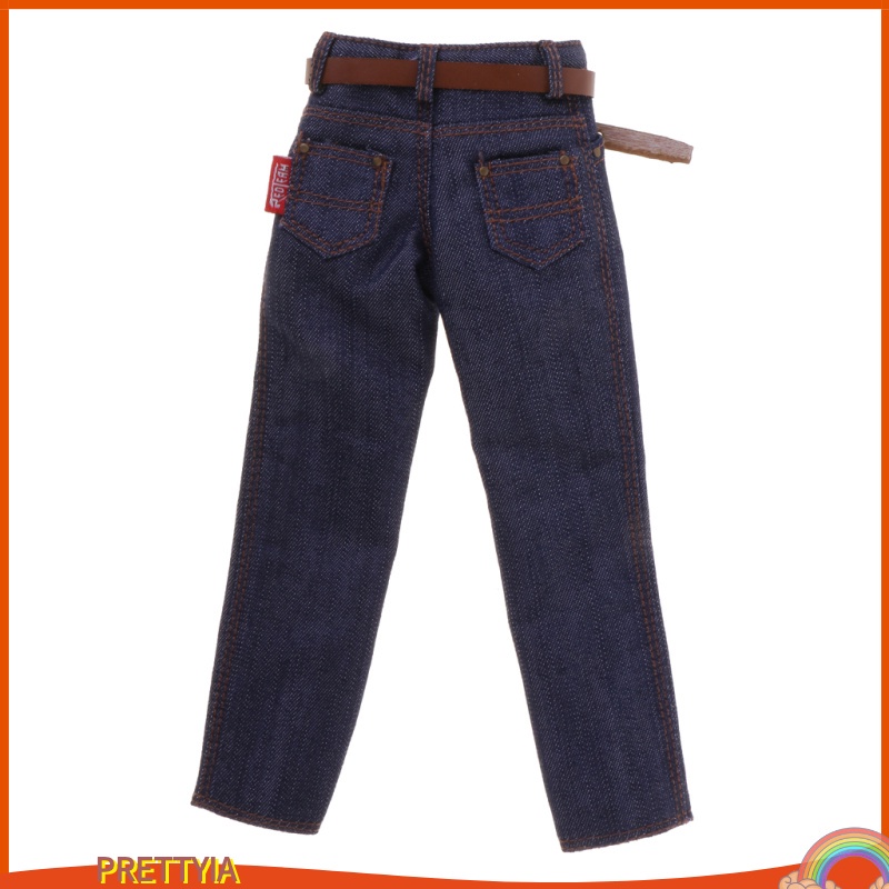 Quần jean dài tỷ lệ 1/6 cho mô hình nhân vật nam 12 inch chất lượng cao