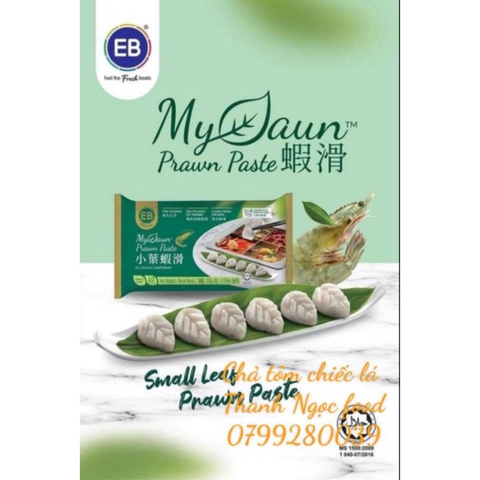 CHẢ TÔM CHIẾC LÁ EB MALAYSIA