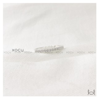 Nhẫn Bạc, Đá Trơn Bản Mảnh, Xocu
