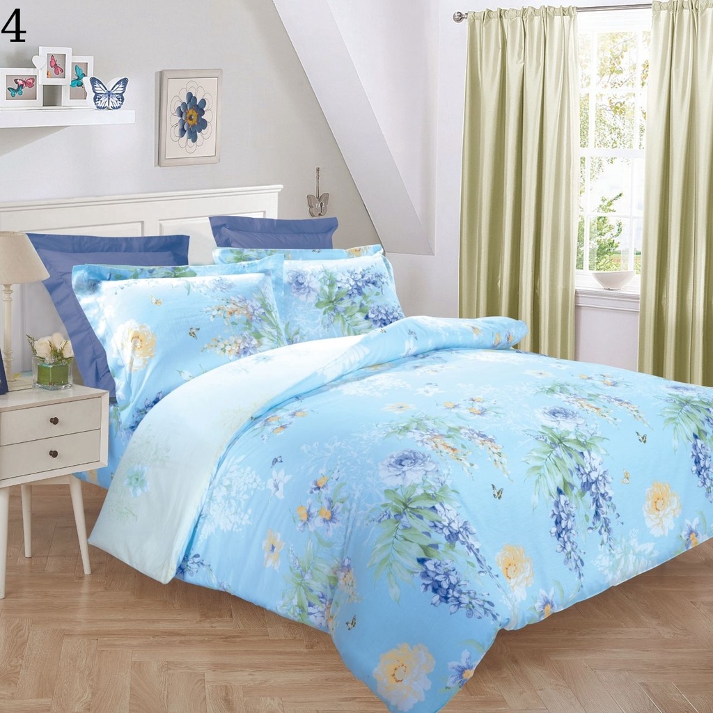 Bộ ga áo gối Cotton Jean Perry Grand Royal 1m6x2m 1m8x2m +30cm