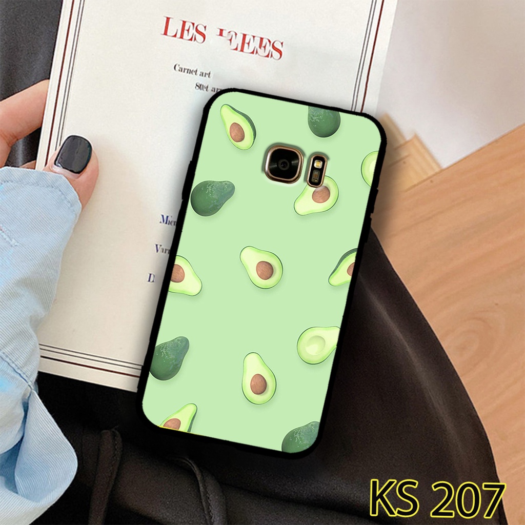 Ốp lưng Samsung Galaxy S6/S6 Edge/S7/S7 Edge in hình trái bơ ngộ nghĩnh_Ốp SS S6/S6E/S7/S7E