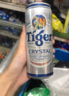 Bia Tiger Bạc Crystal Lon 320ml