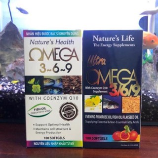 Combo 10h OMEGA 369 - Tăng cường thị lực cho mắt, giúp sáng mắt, tốt cho da, tim mạch