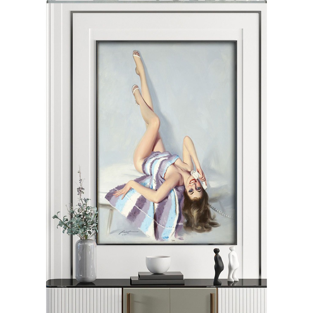 TRANH  TREO TƯỜNG  CỠ ĐẠI - GIÁ RẺ KÈM KHUNG -PHONG CÁCH BẮC ÂU TRỪU TƯỢNG- MELYHOME- TB3FGC107