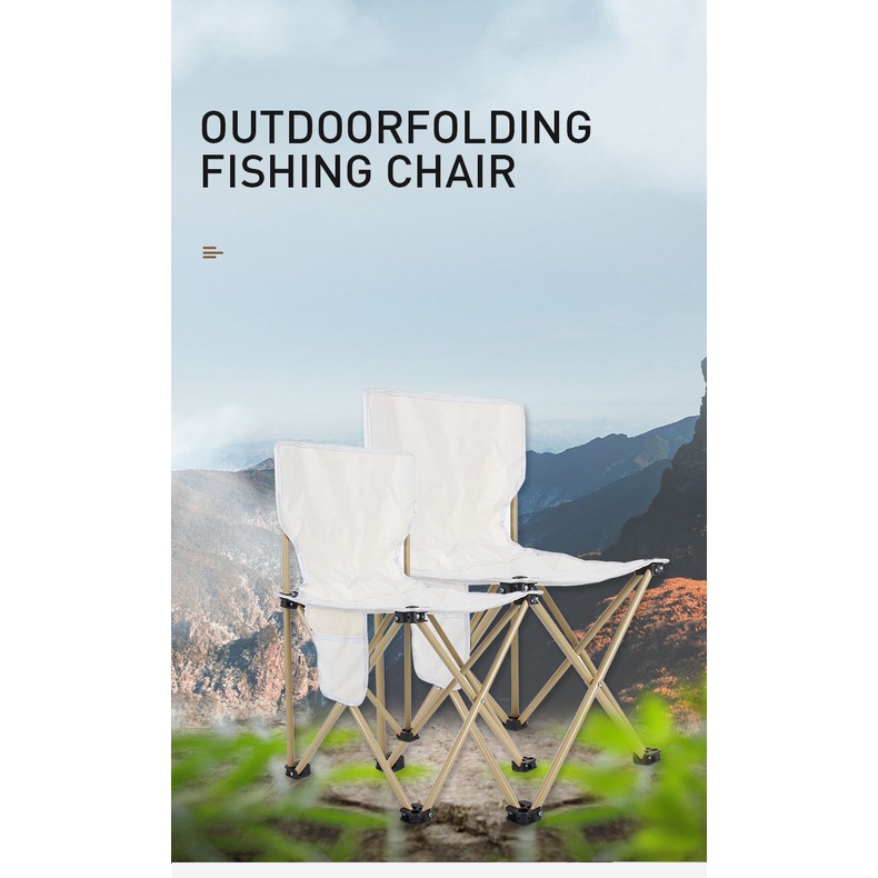 Ghế xếp LOCO FISH ngồi câu cá/ cắm trại ngoài trời tiện lợi