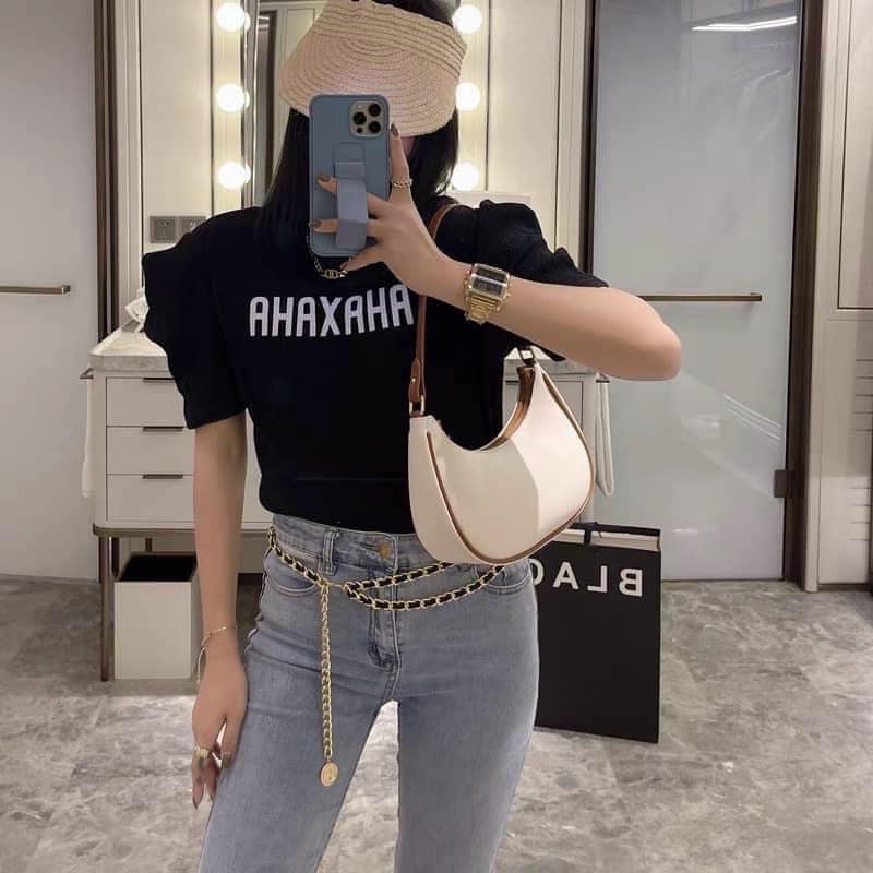 Túi xách nữ kẹp nách cầm tay vitage aut sale da trơn cao cấp