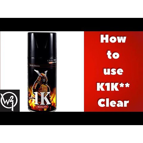 K1K _ Chai sơn xịt xe máy Samurai 300ml phủ bóng trong suốt 1 thành phần Top coat shop uy tín, giao nhanh