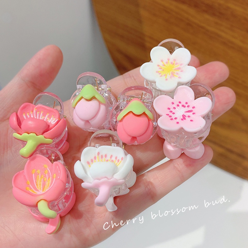 Tender afternoons Kẹp Tóc Đính Hoa Nhỏ Xinh Xắn Thời Trang Hàn Quốc Cho Bé Gái