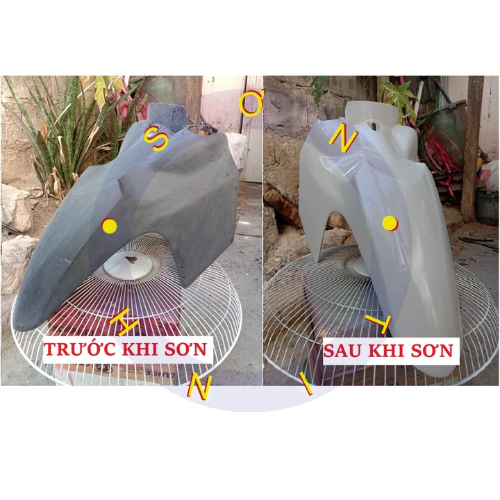 Sơn Samurai lót lấp vết trầy xước KP1 chính hãng, sơn xe máy 300ml kháng xăng, chống nứt nẻ tiện dụng