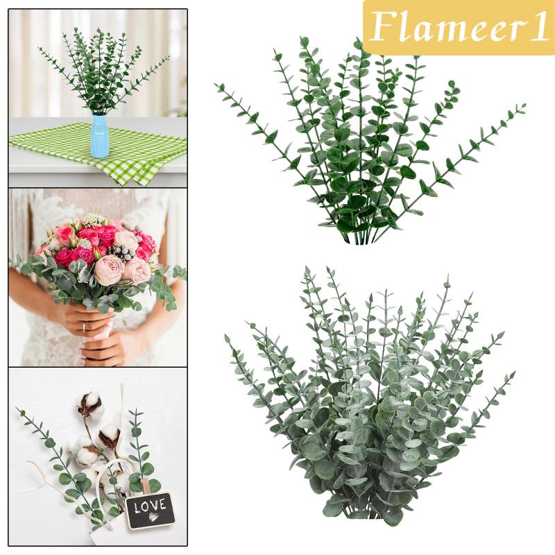 Set 1 / 30 Nhánh Lá Bạch Đàn Nhân Tạo Trang Trí Nội Thất