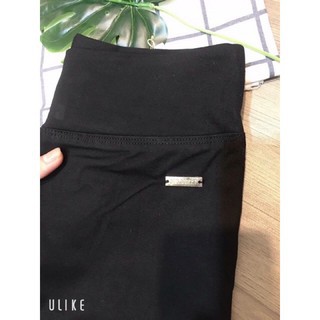 Quần legging cạp cao nữ gen bụng dáng dài vải umi mềm mịn dày dặn co giãn có túi Quần tregging lưng cao xuất hàn cao cấp