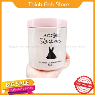 Kem ủ xả tóc huiger black dress siêu mềm mượt -1000ml[thinhpipi]