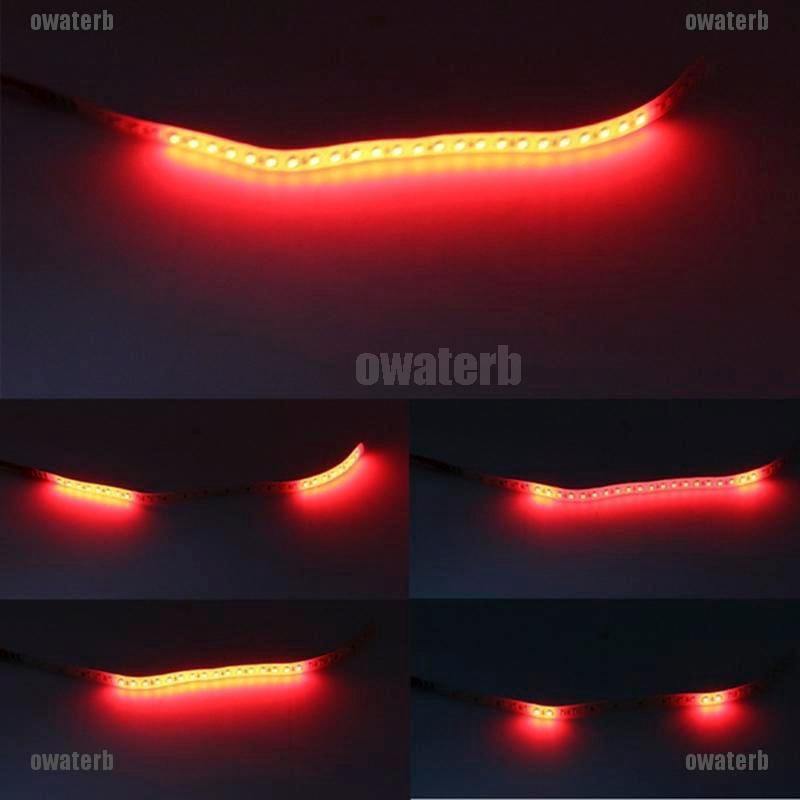 ★GIÁ RẺ ★ 2PCS Red 30CM 3528 32Led Knight Rider Flash Strobe Scanner Neon Strip Light DIY