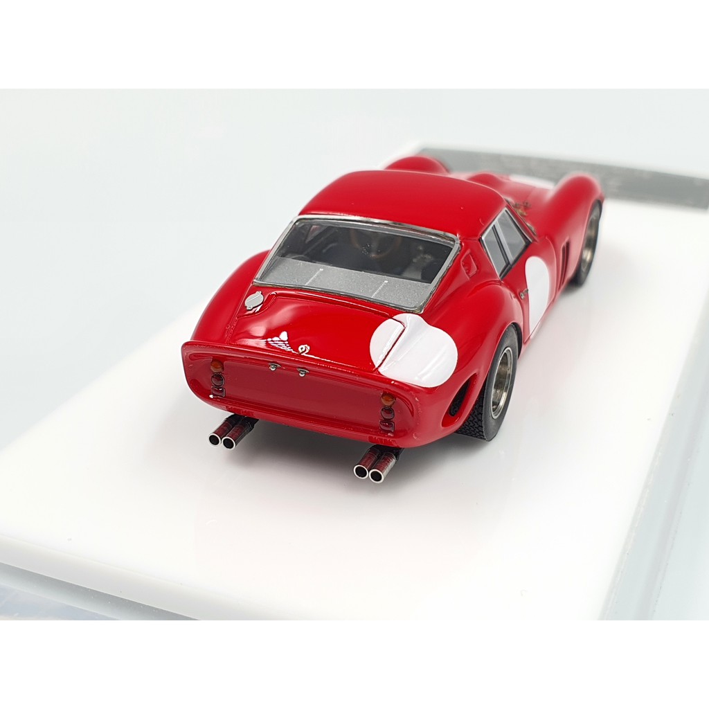 Xe Mô Hình Ferrari 250GTO 1962 Rosso Corsa With Number Circle Limited Tỉ lệ 1:64 Hãng sản xuất My64 ( Đỏ Chấm Tròn )