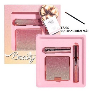Sét trang điểm cao cấp xixi gồm son + phấn mắt 9 màu và mascara