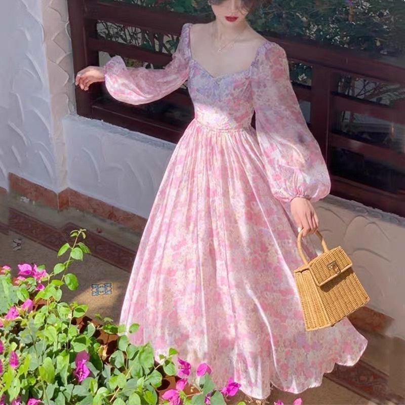 👗order👗 đầm hoa tiểu thư nhẹ nhàng