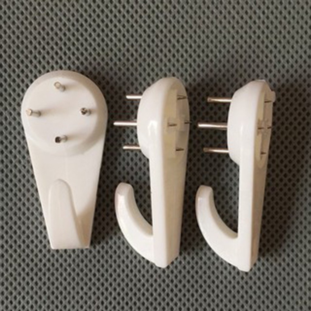Đinh Treo Tranh Có Móc Treo 3 - 4 Chân Tiện Lợi, Móc Treo Đồng Hồ, Bảng Hoa Decor