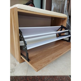 ❤️ ngang 80cm❤️ tủ giày thông minh tích hợp đôn ngồi. hậu 9li bảo hành 2 năm