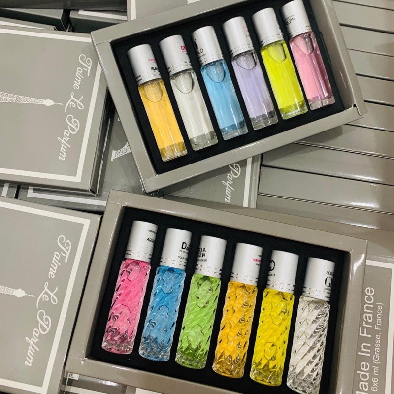 💐 Set 6 Chai Nước Hoa Tháp Chiết Dạng Lăn 💐