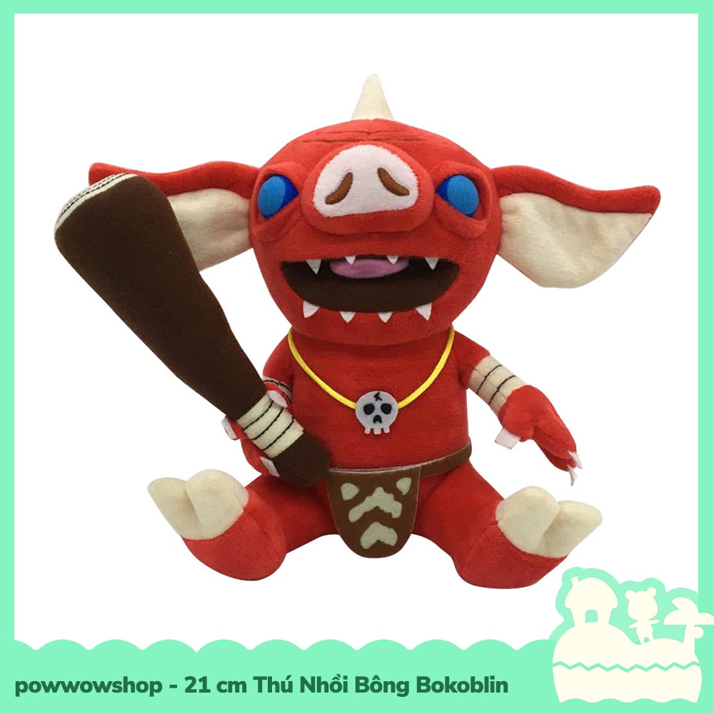 [Sẵn VN - Hỏa Tốc] 21cm Thú Nhồi Bông Đáng Yêu Mẫu Game Nintendo Switch Zelda, Nhân Vật Bokoblin