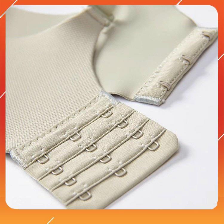 Áo lót nữ su đúc xuất Pháp không gọng nâng đẩy ngực cup chéo đệm mút vừa dây mix sọc ngang A4102